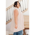 Layer your look with our Surely a Win Sleeveless Cardigan. Crafted from gorgeous beige lightweight sweater knit shawl