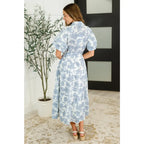 Southern-inspired plus size floral shirt dress in a belted button-down maxi style. A boho balloon sleeve look perfect