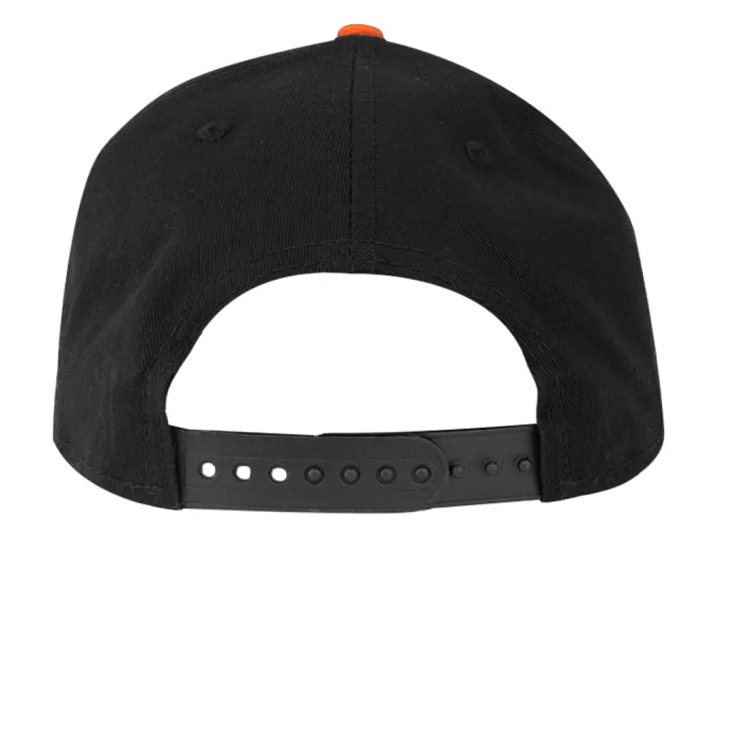 Bold style with purpose — Tackling Kidney Cancer Flat Bill Snapback by New Era. High profile fit 100% cotton adjustable