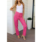 Break the rules with our Tanya Control Top Faux Leather Pants from Judy Blue! These high-waisted pants feature tummy