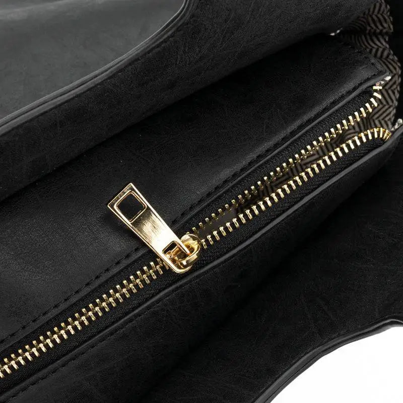 Build your perfect tote. Choose brown or black with interchangeable straps for a stylish functional and timeless