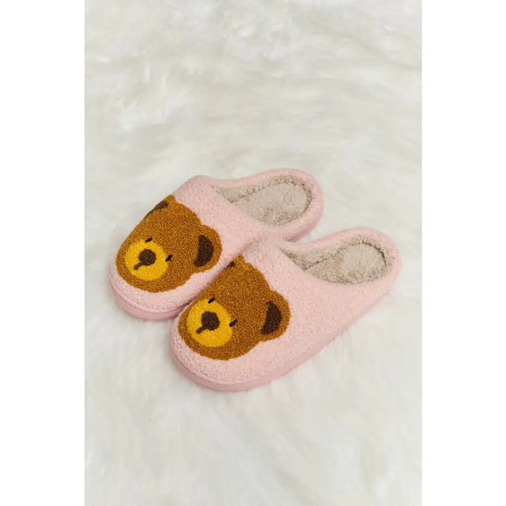 Teddy Bear Plush Slippers - slippers