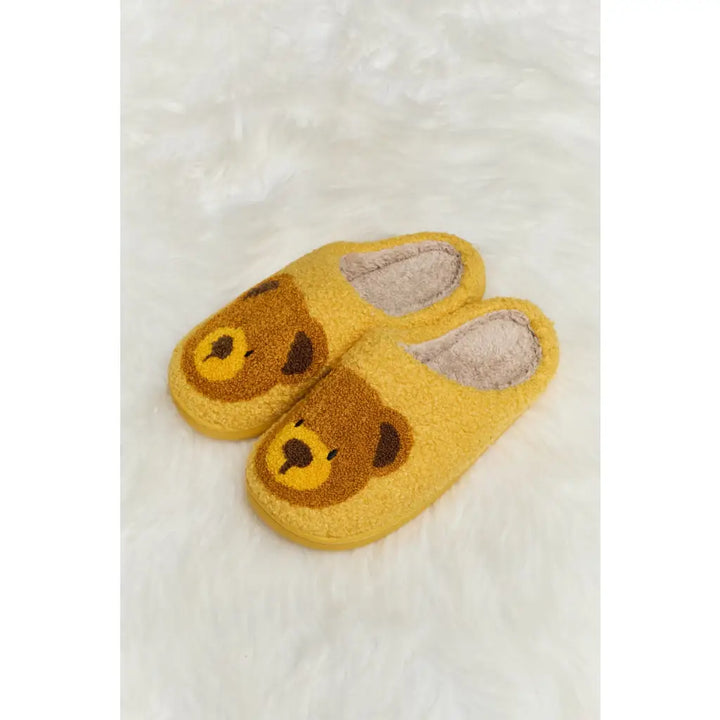 Teddy Bear Plush Slippers - slippers