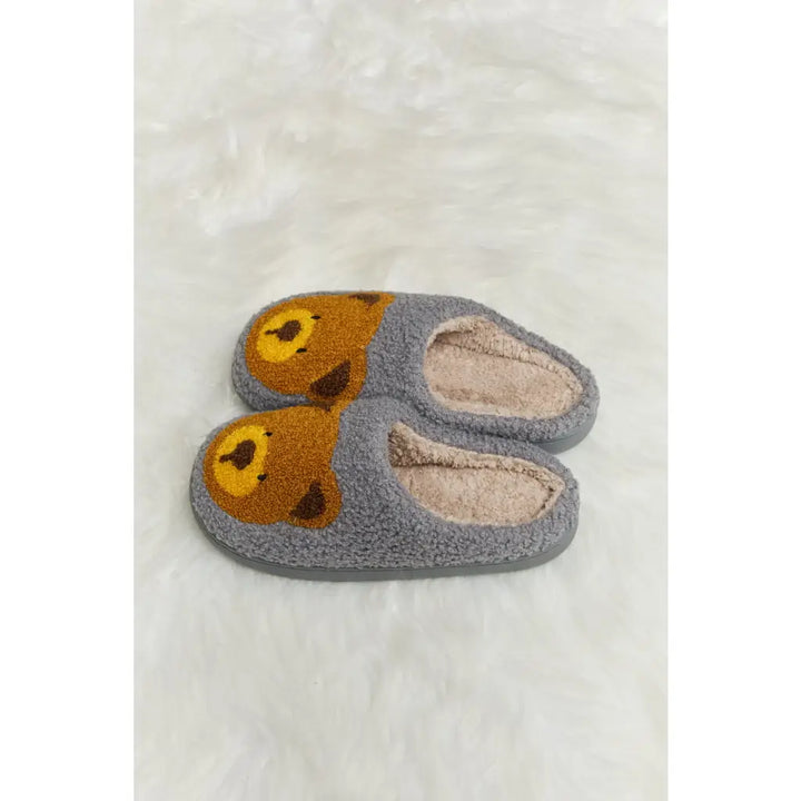 Teddy Bear Plush Slippers - slippers