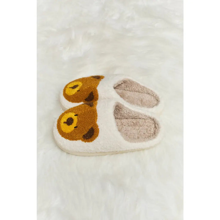 Teddy Bear Plush Slippers - slippers