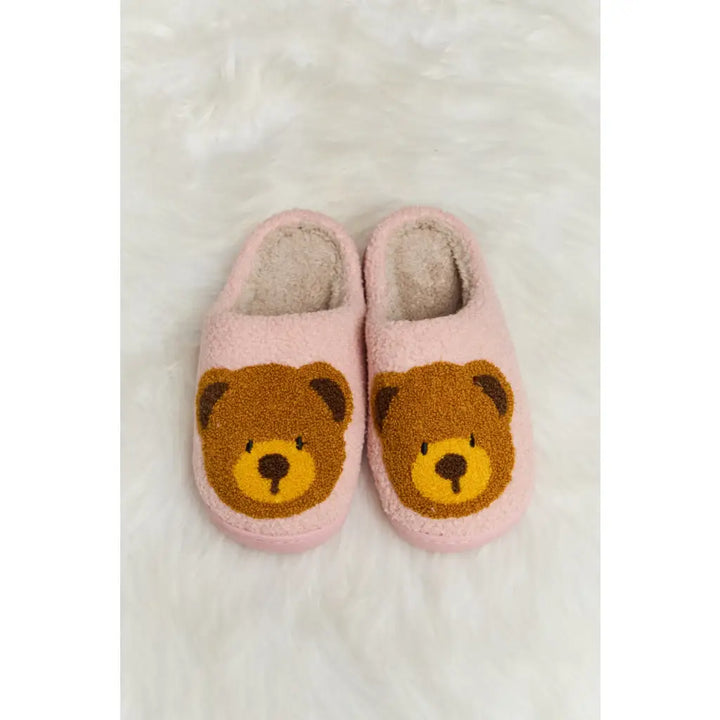 Teddy Bear Plush Slippers