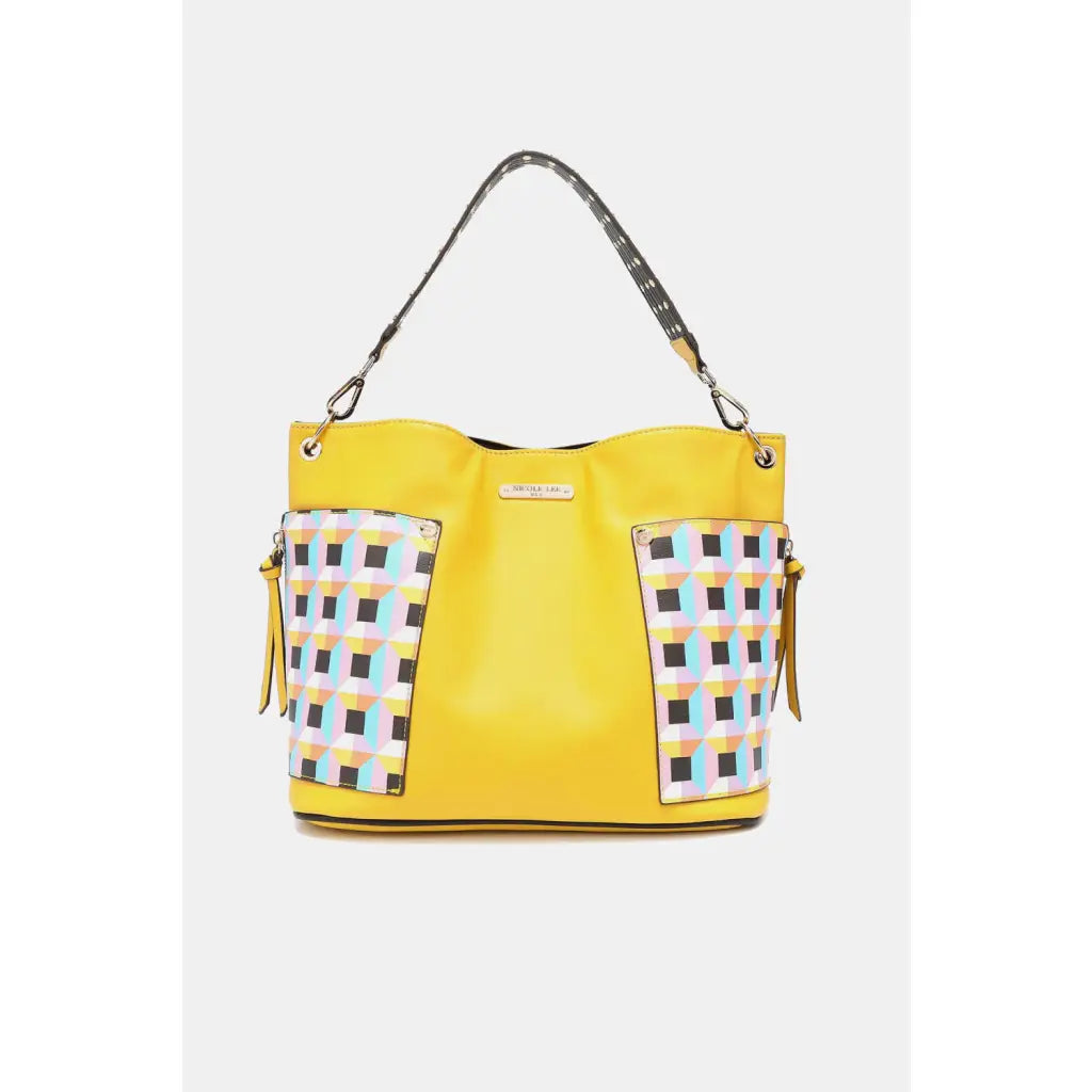 This fantastically fun handbag three piece set includes a Large Shoulder Bag Solid Crossbody and charming Heart Coin