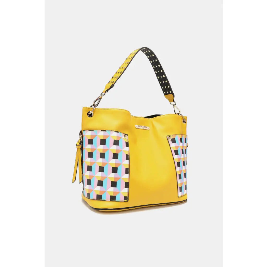 This fantastically fun handbag three piece set includes a Large Shoulder Bag Solid Crossbody and charming Heart Coin