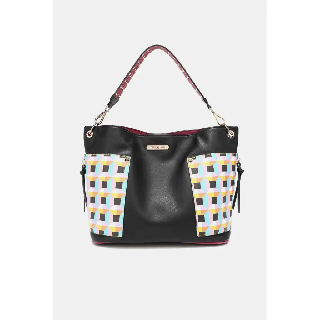 This fantastically fun handbag three piece set includes a Large Shoulder Bag Solid Crossbody and charming Heart Coin