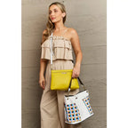 This fantastically fun handbag three piece set includes a Large Shoulder Bag Solid Crossbody and charming Heart Coin