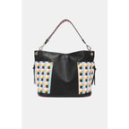 This fantastically fun handbag three piece set includes a Large Shoulder Bag Solid Crossbody and charming Heart Coin