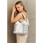 This fantastically fun handbag three piece set includes a Large Shoulder Bag Solid Crossbody and charming Heart Coin