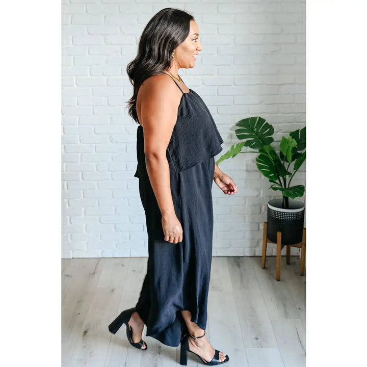 When All is Said Black Jumpsuit - Jumpsuits & Rompers