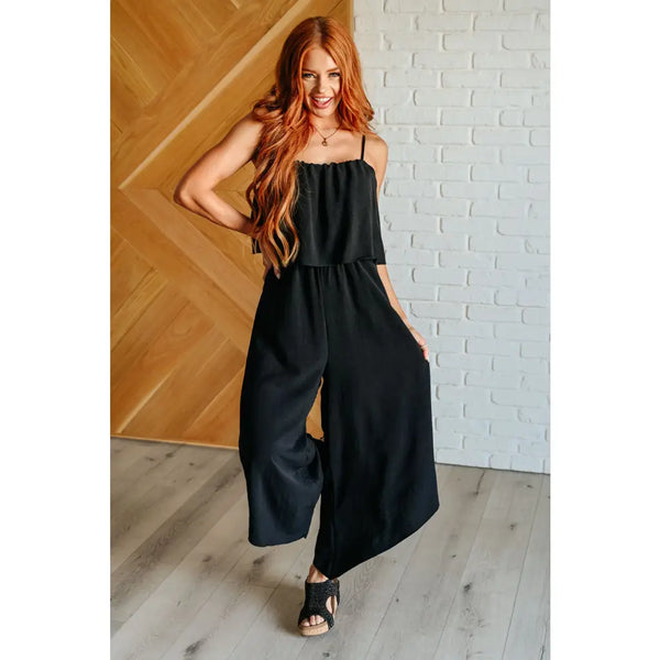 When All is Said Black Jumpsuit - Jumpsuits & Rompers