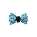 Add some extra style and flare with this classy bow tie Secures in the back a velcro strap to go over your pet’s collar