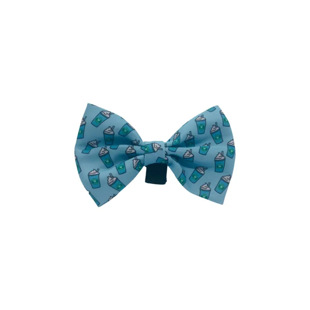 Add some extra style and flare with this classy bow tie Secures in the back a velcro strap to go over your pet’s collar