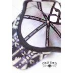 One size fits most Ponytail and messy bun approved! HIGH QUALITY fabrics Printed velcro closure Ships in 5-6 business