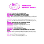 Your car is about to get an upgrade with one of our BEST SELLING vent clip air fresheners! Perfect for your closets