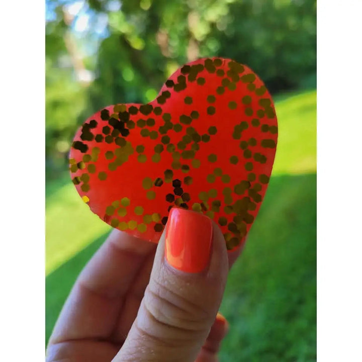 Car Vent Clip Air Freshener - Glitter Heart