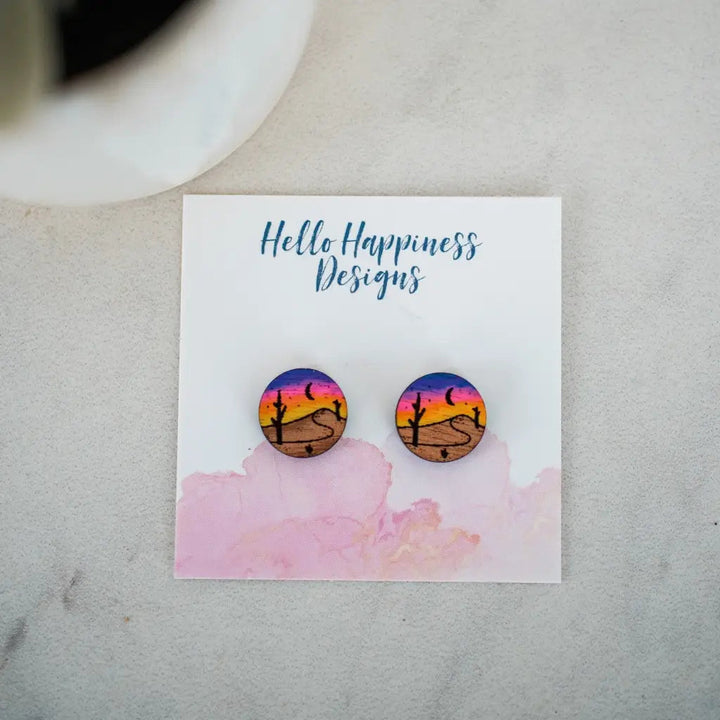 Desert Sunset Studs - Earrings