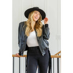 Rock the look in our Hilary Side Fringe Black Skinny Jeggings by Judy Blue! These stretchy denim jeggings feature a mid