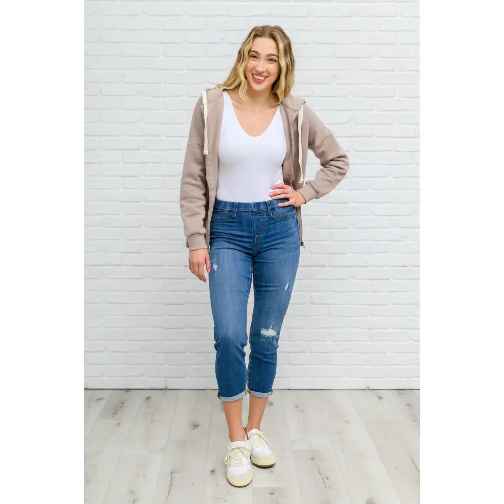 The Nikki Mid-Rise Boyfriend Jeggings have the comfort and style all your other jeans are missing! A super stretchy