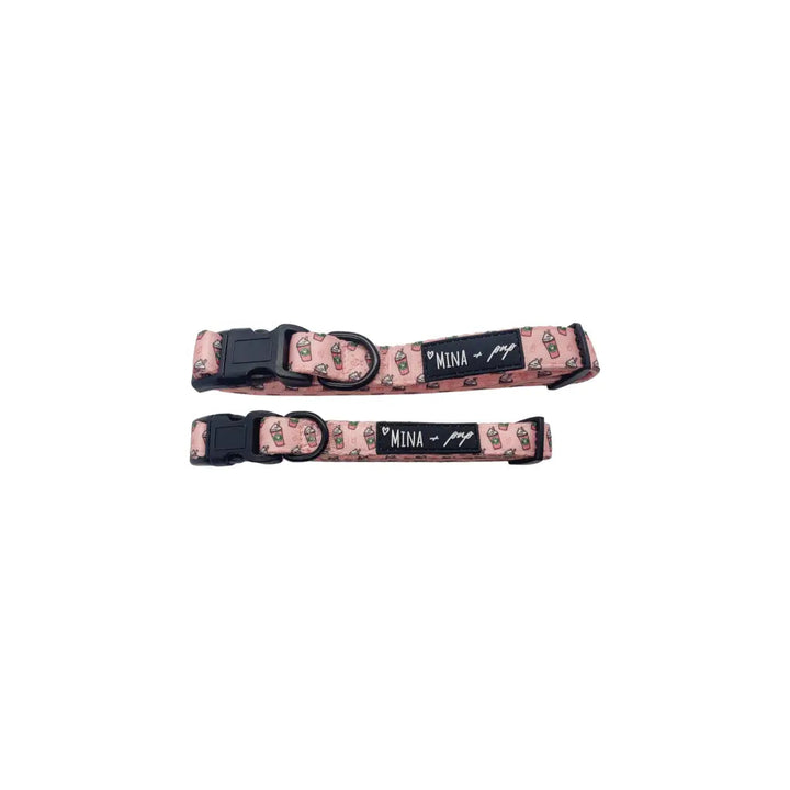 Pink Pupshake Adjustable Collar - Pet Collars & Harnesses