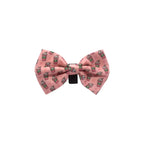 Add some extra style and flare with this classy bow tie Secures in the back a velcro strap to go over your pet’s collar