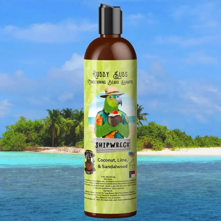 Shipwreck - a Beach Paradise Ruddy Suds Beard Wash -