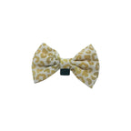 Add some extra style and flare with this classy bow tie Secures in the back a velcro strap to go over your pet’s collar