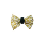 Add some extra style and flare with this classy bow tie Secures in the back a velcro strap to go over your pet’s collar