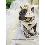 This glamorous metallic cheetah printed doggie head bow is the perfect accessory to make your pup’s outfit extra!